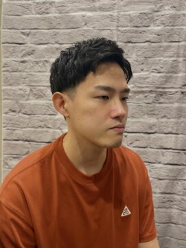 グレイスフル バーバープラチナム 六本木店(Graceful Barber platinum) メンズ/ツーブロック/ナチュラル/黒髪/アップバング