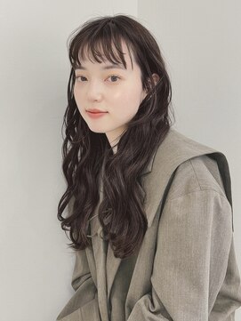 フィルムス 渋谷(FILMS) イメチェン/外ハネボブ/美髪/ワイドバング/ブルーブラック/前髪