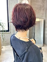 テトヘアー(teto hair) ワンカールパーマ ショートヘア ゆるめパーマニュアンス