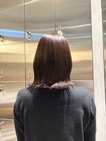 オーガニック リブ 川越(organic+live)&nbsp;くびれボブミニウルフ透明感シルバーアッシュグレージュカラー