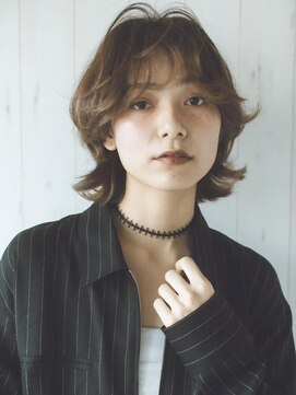 ホヌア(hoNua.) パーマ ニュアンスパーマ レイヤーボブ ゆるふわボブ 20代 30代