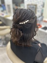 サクララ(Sakura la)&nbsp;編み下ろし／結婚式お呼ばれヘア/参列ヘア/二次会ヘア