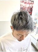 メンズWカラーグレー