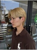 MEN'SHAIRウルフカルマパーマメンズショートイージーパーマ