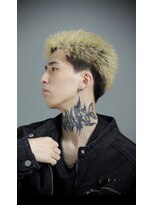 刈り上げスパイキーショート／メンズショート／短髪