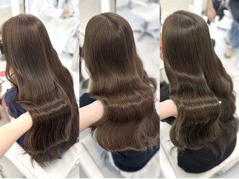 リヴ オオサカ(LIV OSAKA)の写真/【梅田/大阪】長さを活かして軽やかに。ふわっと揺れる透け感カラー◎