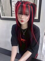 リッチ(RITZY) 【RITZY】ブラック×レッド☆ハッシュカット☆ウルフカット