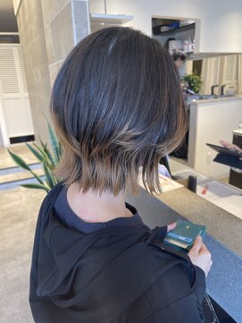 ヴィアンカ 倉敷中央通り店(Vianca) sae 【ウルフボブ×エンドカラー】