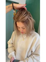 クレア 下北沢(CREA)&nbsp;30代白髪ぼかしカラー【下北沢/ハイライト/髪質改善】