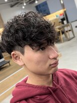 ラヴィズムバイフィフス 長岡古正寺店 長岡駅(LUVISM by fifth)&nbsp;長岡シャドウパーマ緩めスパイラルパーマ波巻きパーマッシュ30代