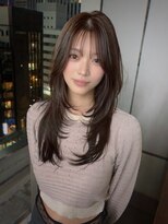 キイ ギンザ(k.e.y GINZA)&nbsp;ロングレイヤーカット/バタフライカット/韓国レイヤーカット