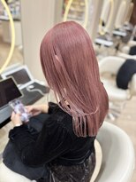 アーチバイケンジ(arch by kenje)&nbsp;ペールピンクカラー/ロングヘア/平塚美容室/ブリーチカラー