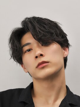 メンズフィール 心斎橋(MEN'S FEEL) 波巻きツイストスパイラル/リバースセンターパート/心斎橋