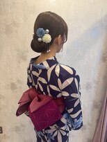 ヘアアレンジメント ボガスティーズ 溝の口店(Hair arrangement Vogusty's)&nbsp;タイトシニヨン/浴衣ヘア/7月25日花火/隅田川花火大会