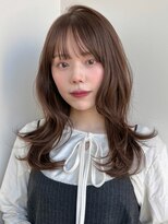 ラフ フロム ガーデン(Laf from GARDEN)&nbsp;くびれミディアム/レイヤー/顔周り/小顔/ベージュ/20代30代