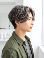 メンズイケメンパラダイス(Men'sイケメンパラダイス)&nbsp;Men'sカットハイライトダブルカラーブリーチ/マッシュ