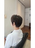 メリハリ立体ハンサムショート 