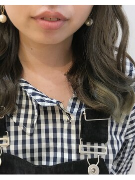 グッデイ ヘアー(GOOD DAY HAIR) 【GOODDAY HAIR】《インナーカラー:フリンジカラー:グレージュ》