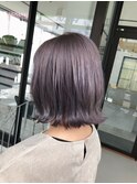 ラベンダーグレージュ(ブリーチあり)