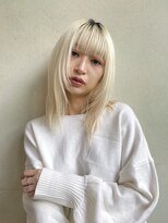 デコ(DECO) 《RYUSEI》ホワイトカラーブロンドカラー小顔ハイトーン髪質改善