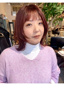 ナルヘアー 越谷(Nalu hair) くびれヘア×ピンクカラー