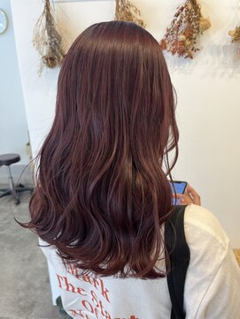 シア 新小岩店(SHEER) 艶感たっぷりピンクブラウンカラー/オージュア/新小岩