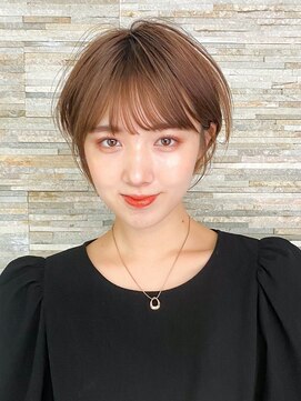 ロビー 表参道(ROBBY) 前髪あり/20代30代40代/ひし形レイヤーショートボブ/表参道