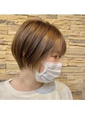 透け感溢れるショートボブ style by平瀬
