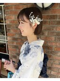 浴衣着付けヘアセット
