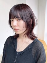 アルバム 池袋(ALBUM) ボブフェイスレイヤー_ハッシュカットフルバング_ba474102