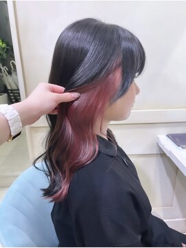 アソビ 表参道(ASOBI) トリートメント/前髪カット/ピンクベージュ/髪質改善/表参道