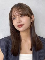 ノイ(noi) 顔周りレイヤーカットグレージュカラーくびれボブベージュカラー