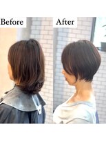 アグ ヘアー ミロ 本厚木店(Agu hair milo)&nbsp;【乾かしただけ】大人きれいめショート　本厚木