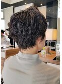 #ショートパーマ#お手入れ時短#カーリーショート