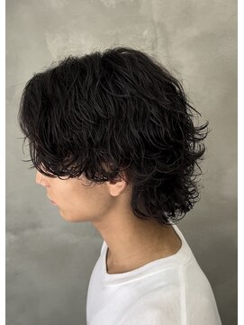 スイッチ(men's SWITCH) 大分メンズ波巻きウルフスパイラルパーマ刈り上げショート