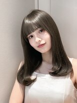 ロンド ブランシュ 錦糸町北口(Lond blanche) 前髪アンブレラカラーこなれミディイメチェンウェーブパーマ