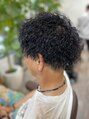 ヘア ナヴォーナ 大浦店(hair NAVONA) マッシュベースのスタイルに強めのツイスパをかけています。