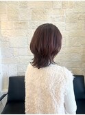 上品で個性的なウルフレイヤーボブ 髪質改善ケアカラー#3