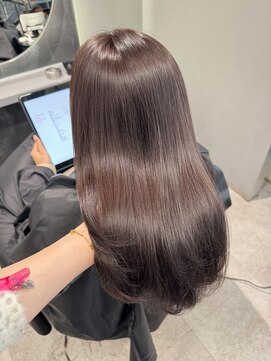 バレットプラス 銀座(VALETTE+) ラベンダーグレージュ×ゆるレイヤーカット