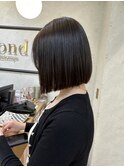 ウェーブミディアム似合わせカットメルティカラーボブ恵比寿