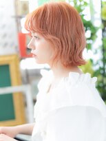 カバーヘア ブリス 戸田公園西口店(COVER HAIR bliss) ★アプリコットオレンジくびれショートミニウルフ10代20代★1