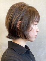 エリマ 横浜西口(elima) 横浜西口大人ショートボブくびれショートヘア切りっぱなしボブ
