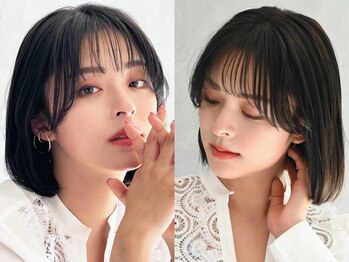 アースコアフュールボーテ ひたち野うしく店(EARTH coiffure beaute)の写真/カット無クーポン有★白髪染めを使わない白髪染めで、透明感のあるオシャレカラー[白髪ぼかし/ハイライト]