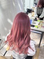 プライズ 所沢プロぺ通り店(prize)&nbsp;20代30代◎透明感ピンクダブルカラー×小顔レイヤー所沢