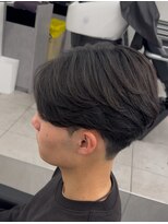エクシア 名古屋店(EXCIA) 曲がる縮毛 センターパート