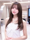 韓国レイヤー顔周りカット透明感カラー髪質改善艶髪シースルー