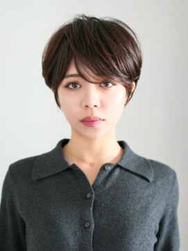 インセプション 銀座(INCEPTION) 切りっぱなしショート・ボブ/絶壁解消/前髪なし/40代/30代/丸顔