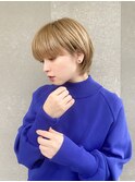 ハンサムショート/丸みショートボブ/20代30代40代50代/顔周り