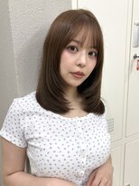 ハニー 町田(HONEY)&nbsp;レイヤーカット/ミディアム/ベージュ