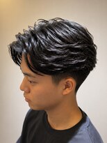 エクファフォーメンホワイト 大津 南草津(EX-FA FOR MEN WHITE) リバースセンターパート/ニュアンスパーマ/ダウンバング/瀬田